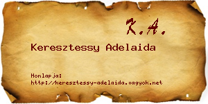 Keresztessy Adelaida névjegykártya